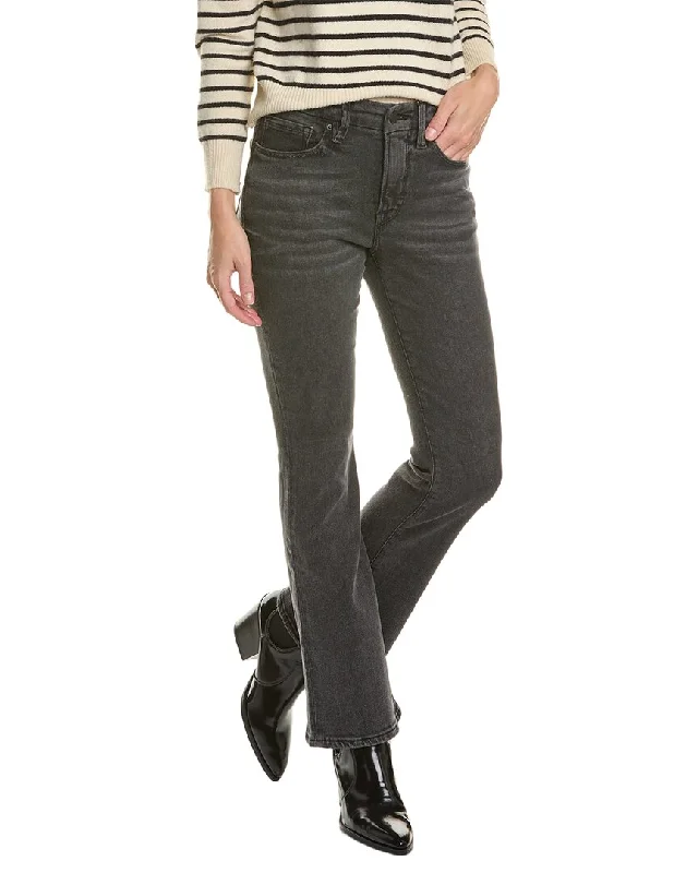 GOOD AMERICAN Good Black Petite Bootcut Jean