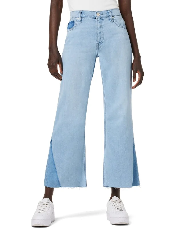 HUDSON Jeans Rosie High-Rise Wide Leg Crop Blue Spring Jean