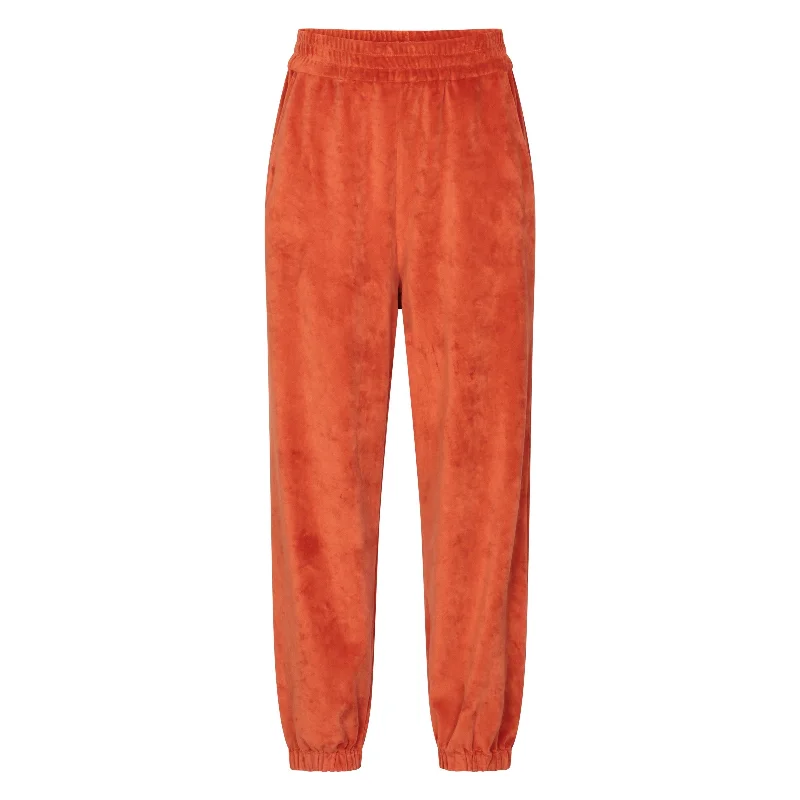 Velvet Joggers Orange