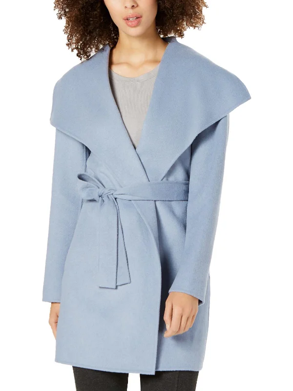 Ella Womens Winter Wool Wrap Coat