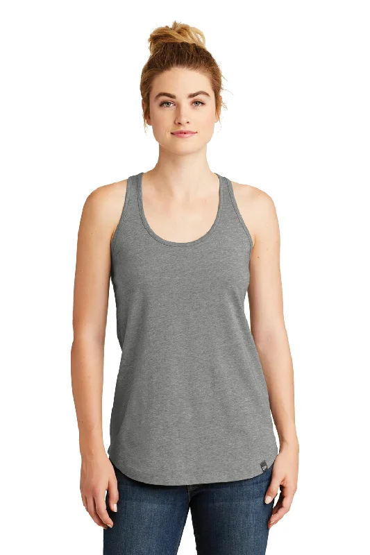 New Era Womens Heritage Tank Top - Heather Shadow Grey