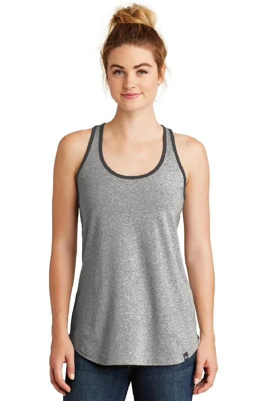 New Era Womens Heritage Tank Top - Light Graphite Grey Twist/Graphite Grey - Closeout