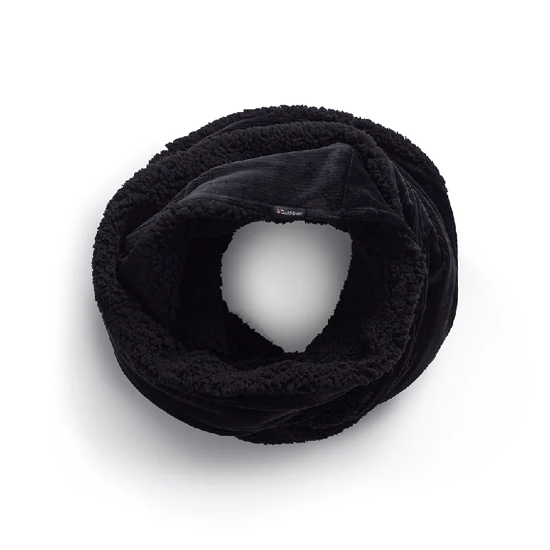 Velour Corduroy Infinity Scarf