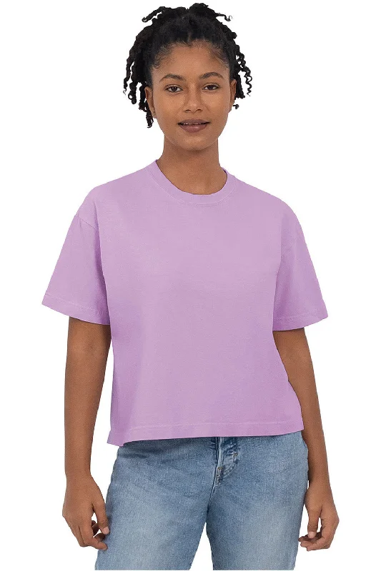 Comfort Colors Womens Short Sleeve Crewneck T-Shirt - Orchid Purple