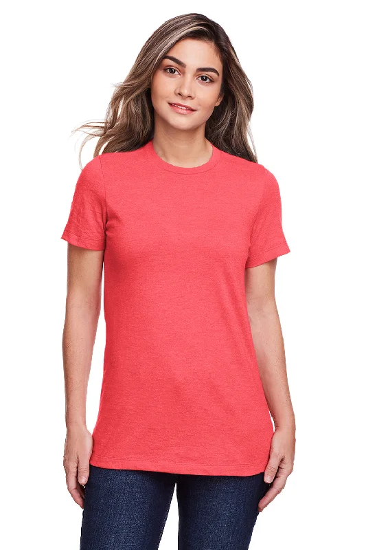 Gildan Womens Softstyle CVC Short Sleeve Crewneck T-Shirt - Red Mist