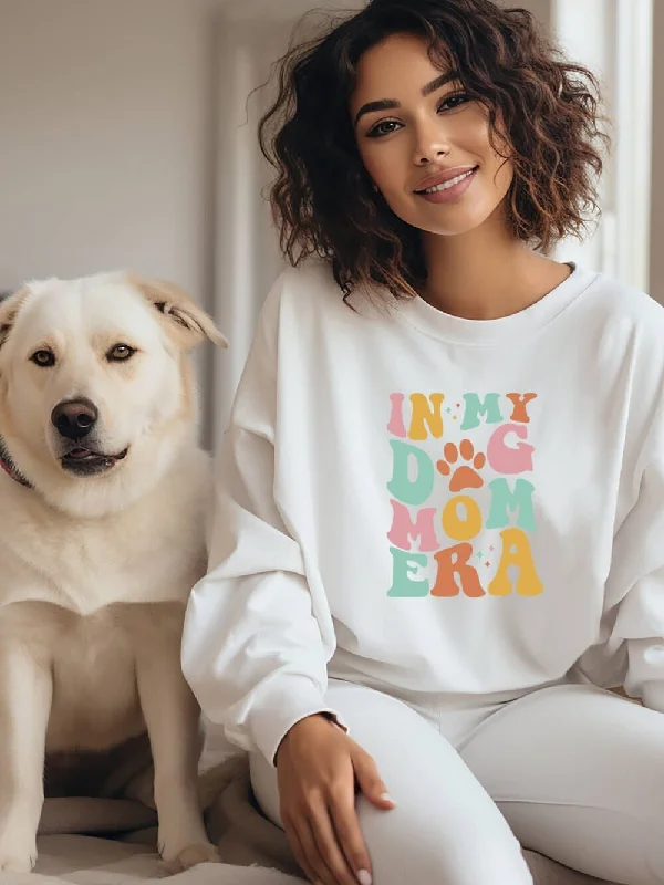 In My Dog Mom Era Heavy Blend Crewneck Graphic Sweatshirt