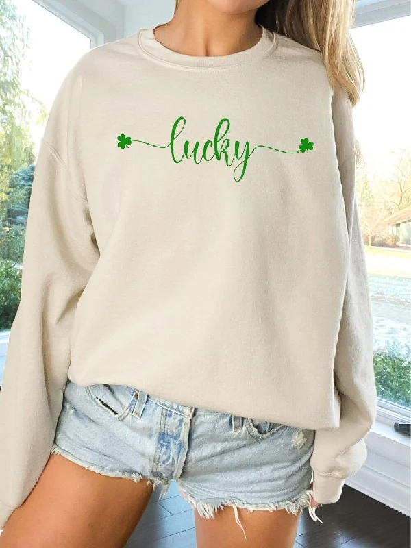 Lucky Shamrock St. Patrick's Day Unisex Heavy Blend™ Crewneck Sweatshirt - 8 Colors