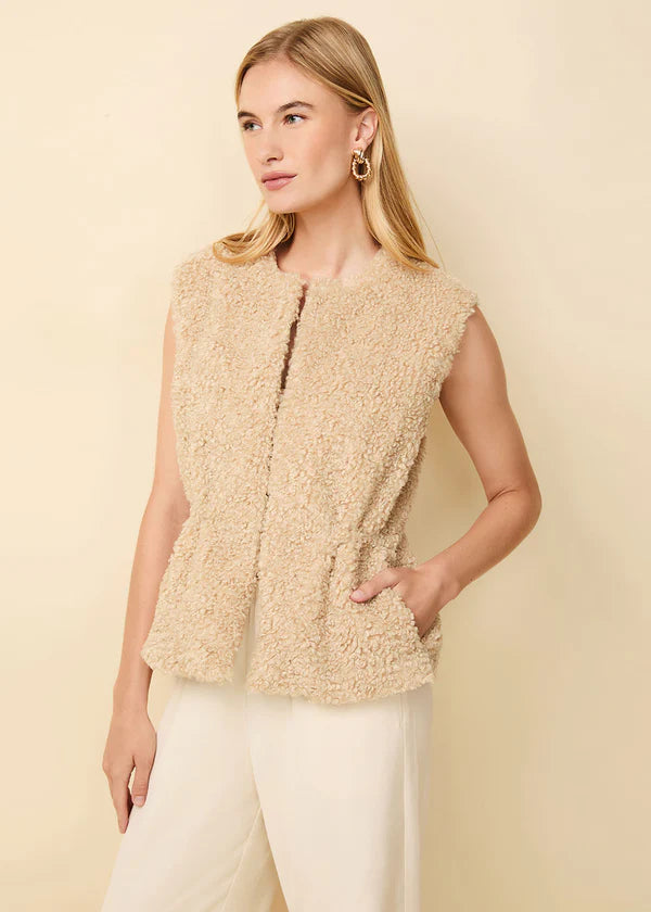 The Miriam Vest Camel